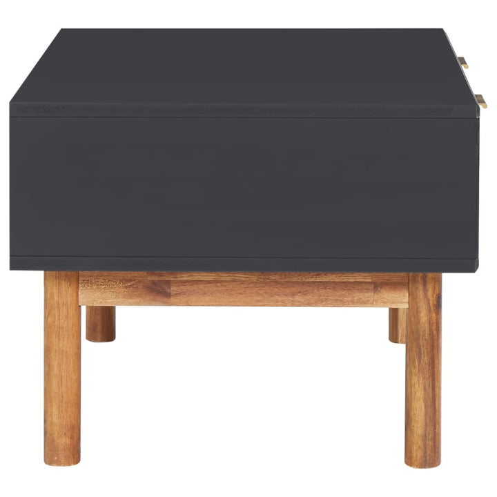 Soffbord 90X50X40 Cm Massivt Akaciaträ Och Mdf