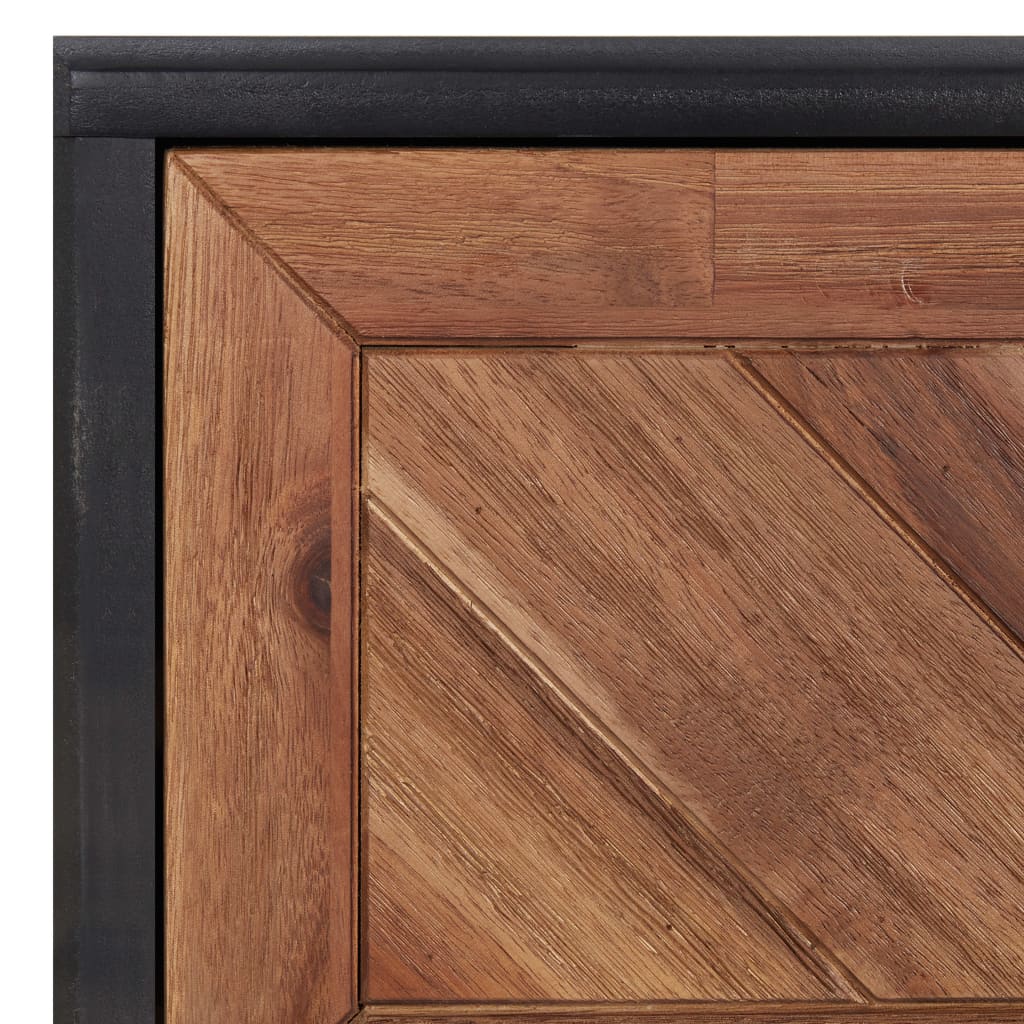 Soffbord 90X50X40 Cm Massivt Akaciaträ Och Mdf