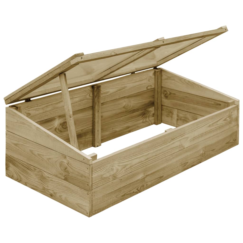 Drivbänk 2 St Impregnerad Furu 100X50X35 Cm