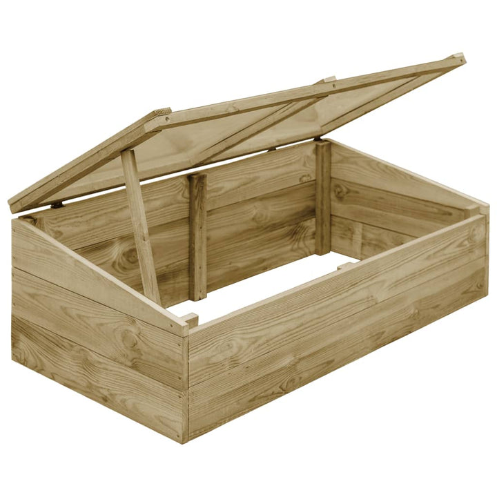 Drivbänk 2 St Impregnerad Furu 100X50X35 Cm