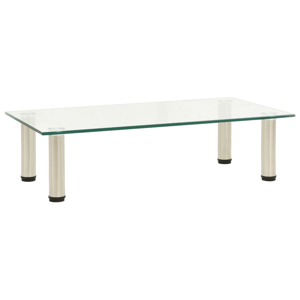 Tv-Bänk Frostad 60X35X17 Cm Härdat Glas