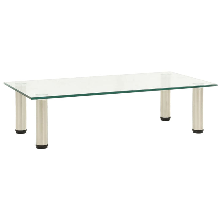 Tv-Bänk Frostad 60X35X17 Cm Härdat Glas