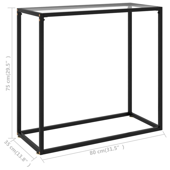 Konsolbord Härdat Glas