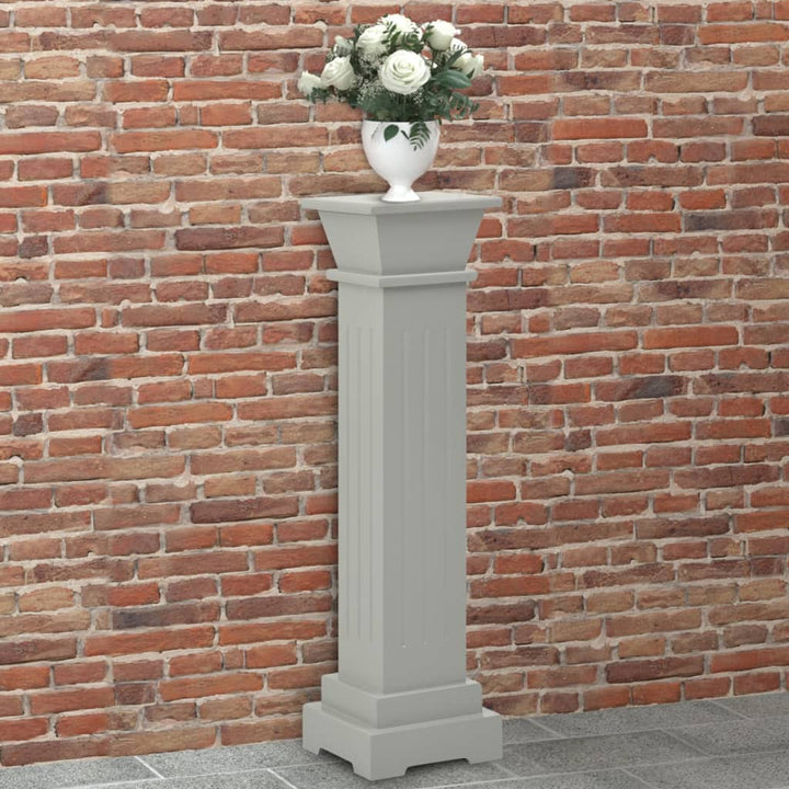 Klassisk Blompelare Natur 17X17X66 Cm Mdf