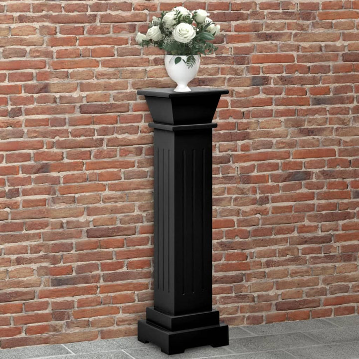 Klassisk Blompelare Natur 17X17X66 Cm Mdf