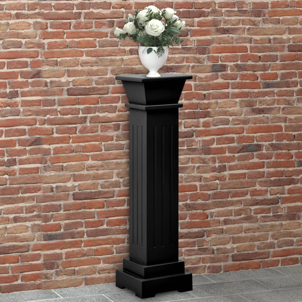 Klassisk Blompelare Natur 17X17X66 Cm Mdf