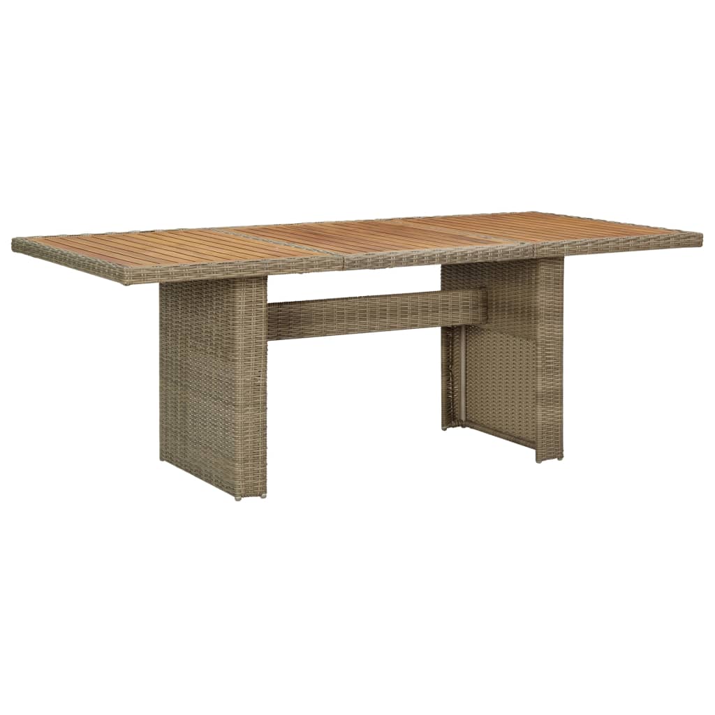 Trädgårdsbord 200X100X74 Cm Konstrotting