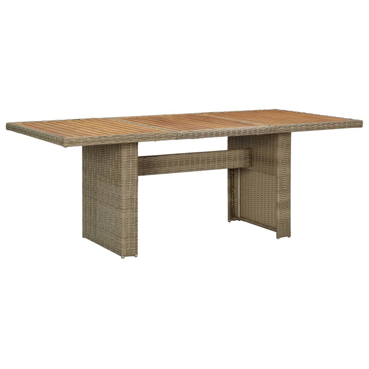 Trädgårdsbord 200X100X74 Cm Konstrotting
