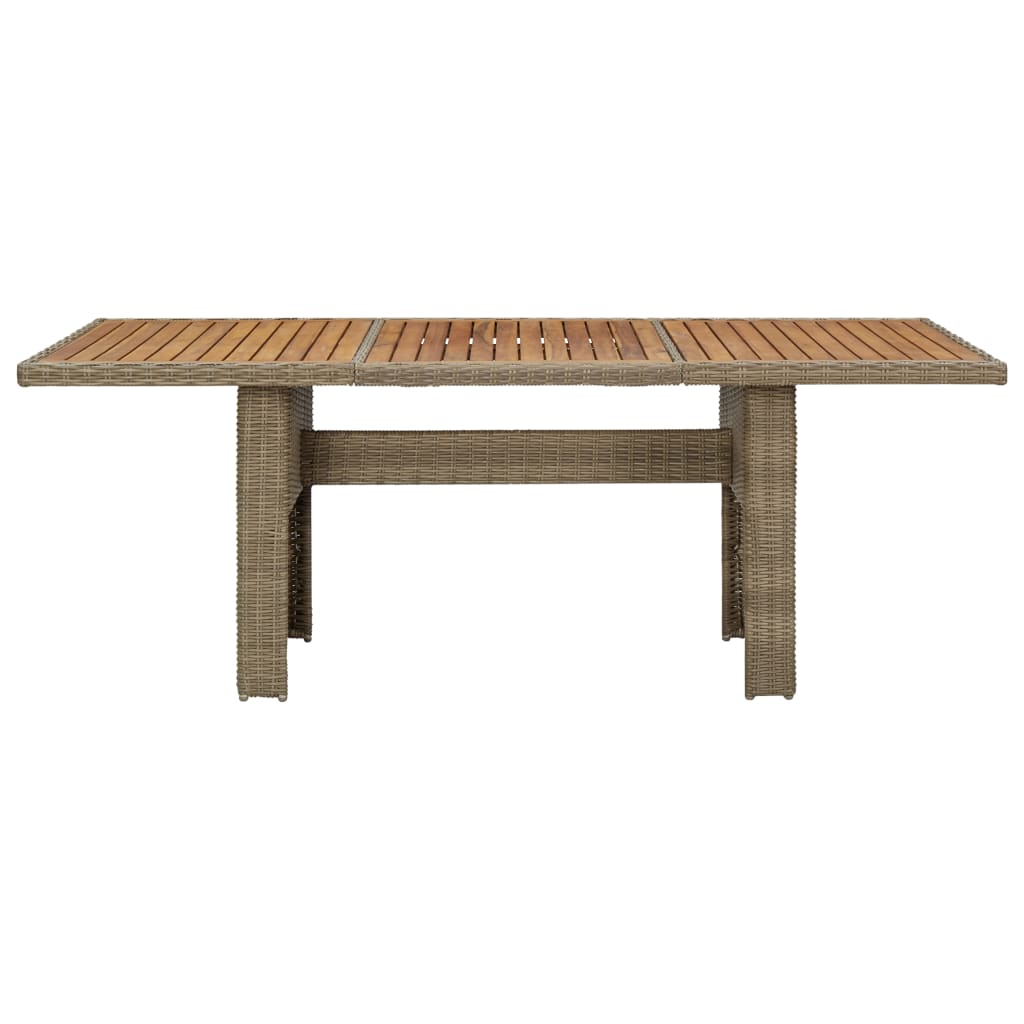 Trädgårdsbord 200X100X74 Cm Konstrotting