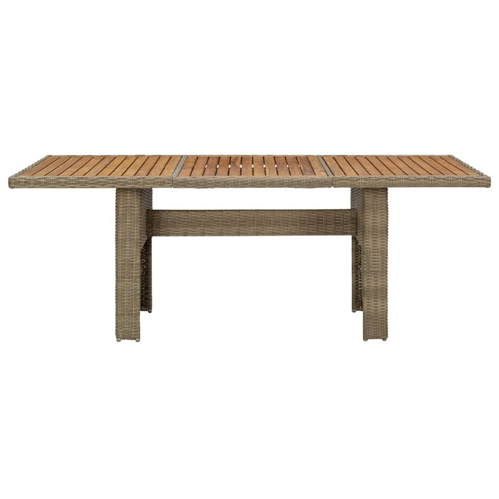 Trädgårdsbord 200X100X74 Cm Konstrotting
