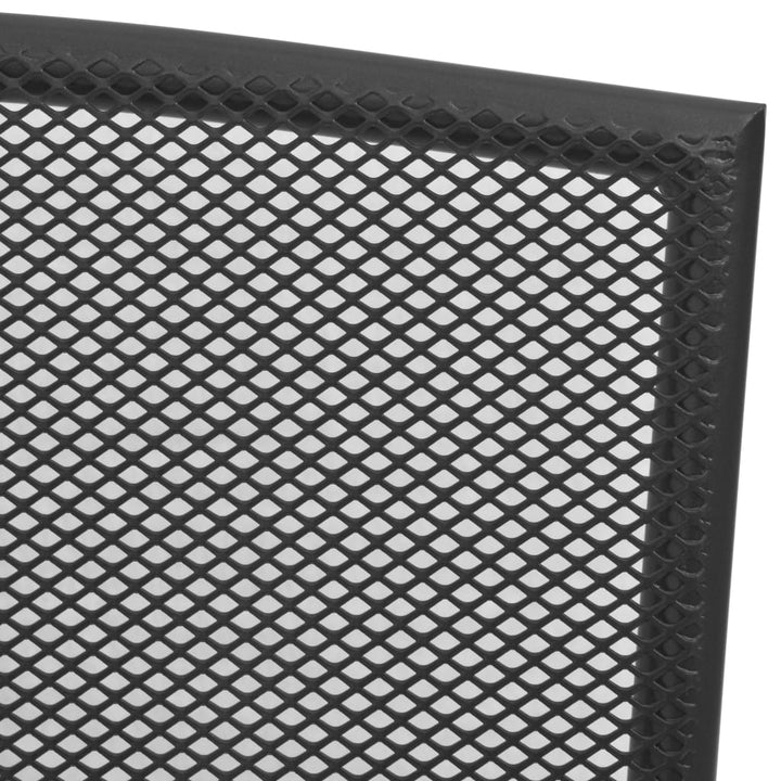 Trädgårdsstolar 4 St Nätdesign Stål