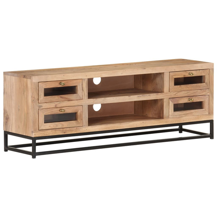Tv-Bänk 110X30X40 Cm Massiv Akacia
