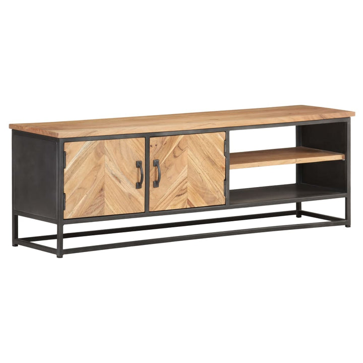 Tv-Bänk 120X30X40 Cm Massivt Akaciaträ