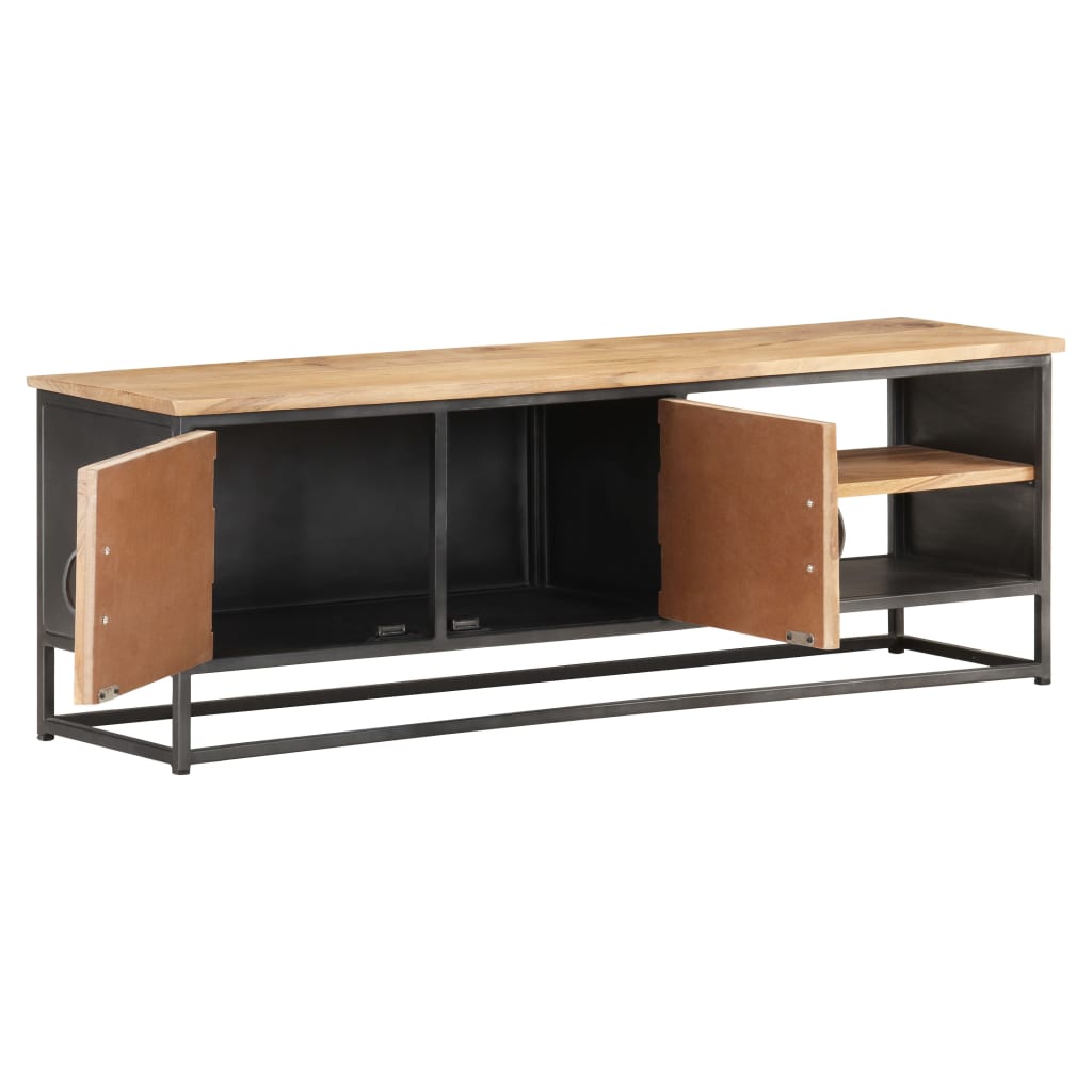 Tv-Bänk 120X30X40 Cm Massivt Akaciaträ