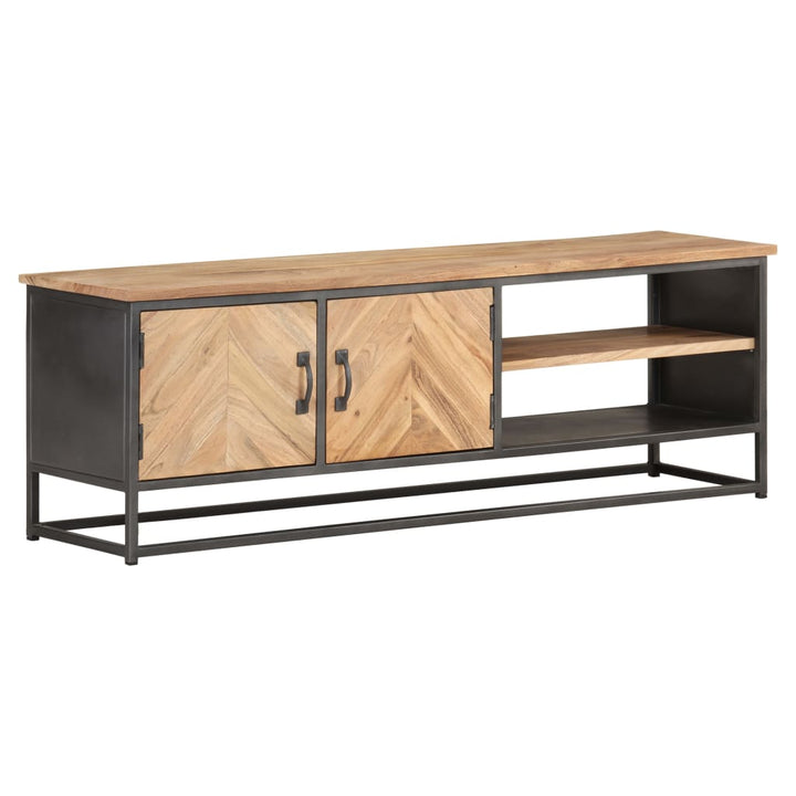 Tv-Bänk 120X30X40 Cm Massivt Akaciaträ