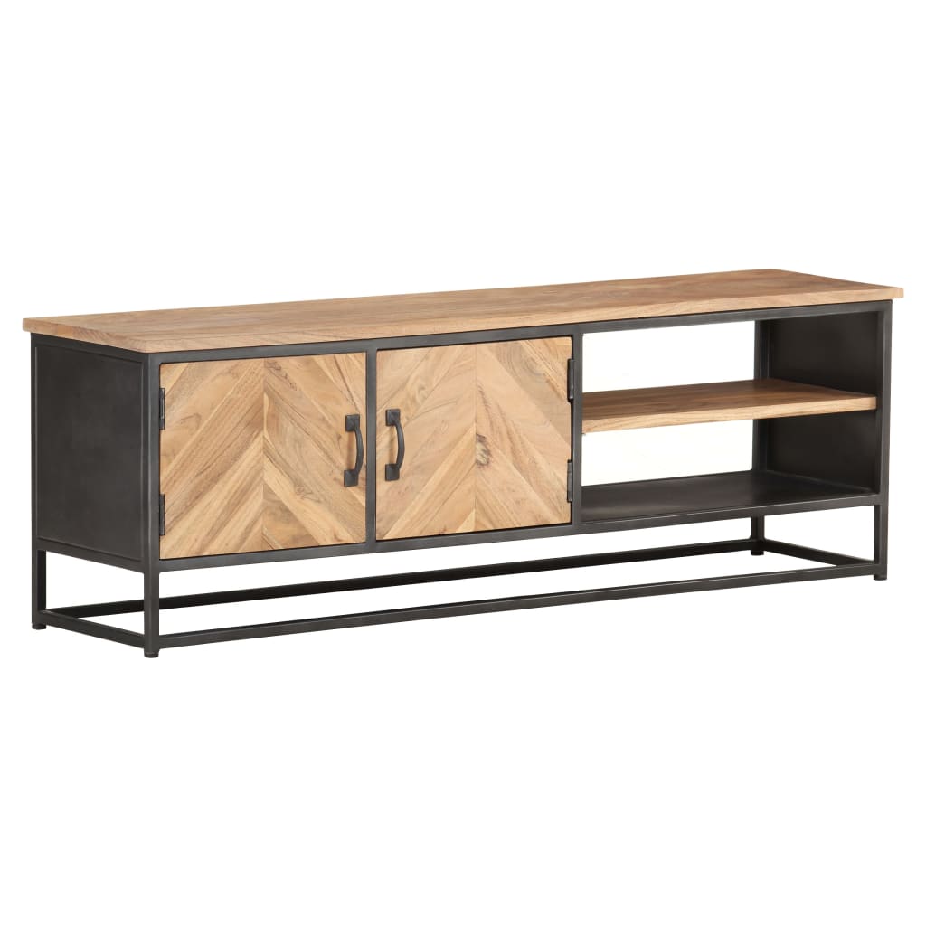 Tv-Bänk 120X30X40 Cm Massivt Akaciaträ