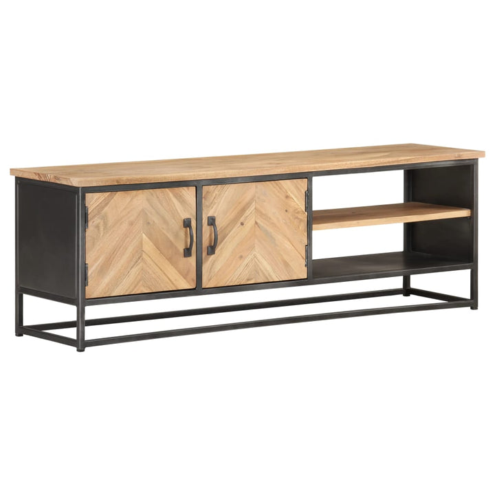 Tv-Bänk 120X30X40 Cm Massivt Akaciaträ