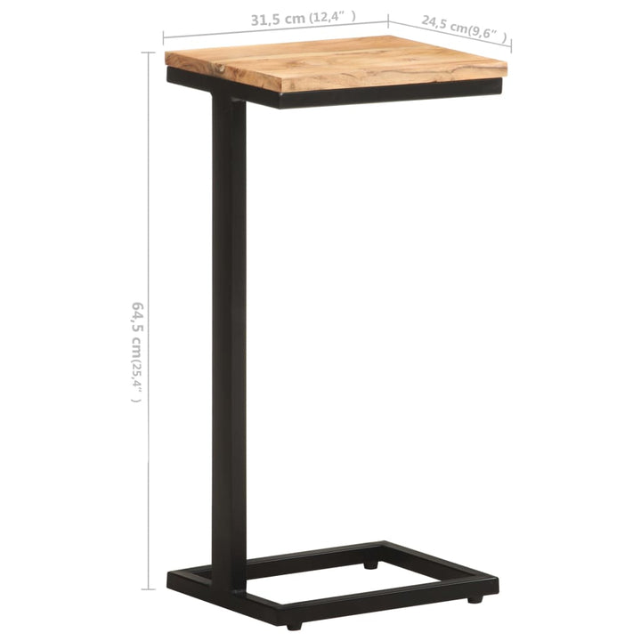 Sidobord 2 St 31,5X24,5X64,5 Trä