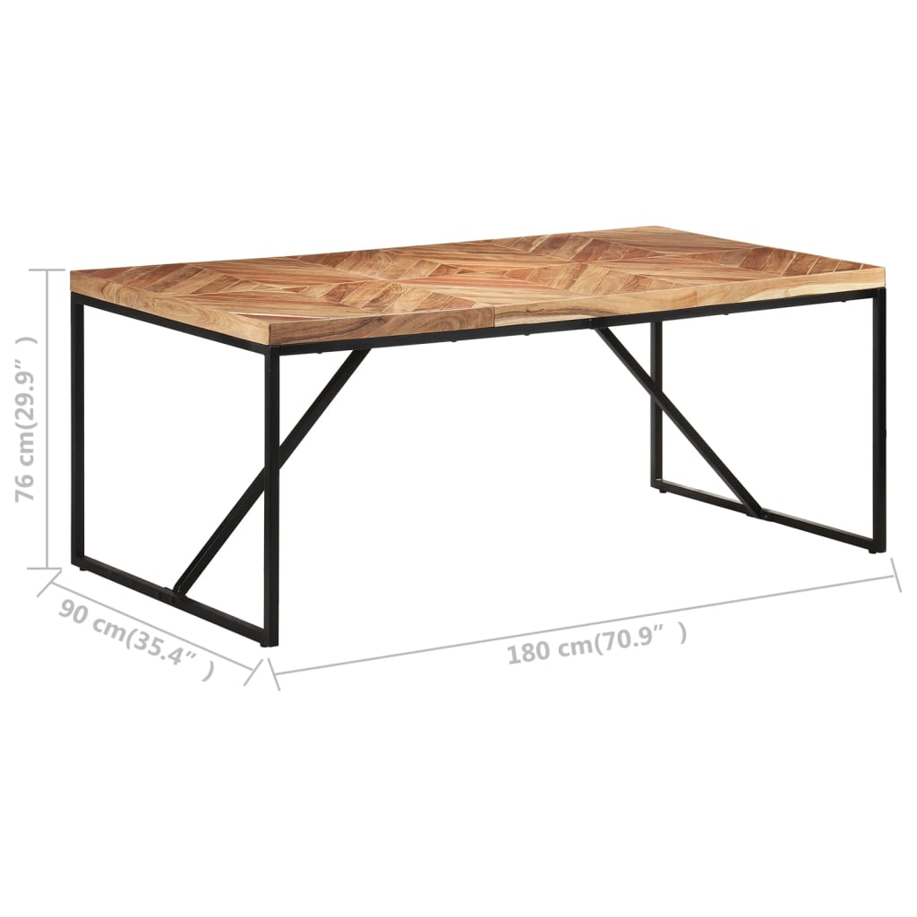Matbord Massivt Akaciaträ Och Mangoträ
