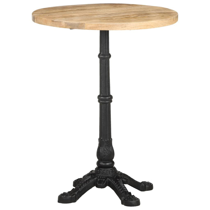 Cafébord Ø60X76 Cm Grovt Mangoträ