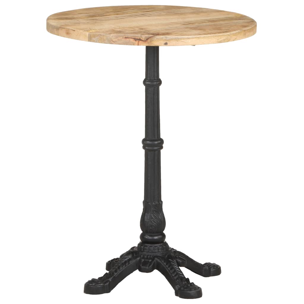 Cafébord Ø60X76 Cm Grovt Mangoträ