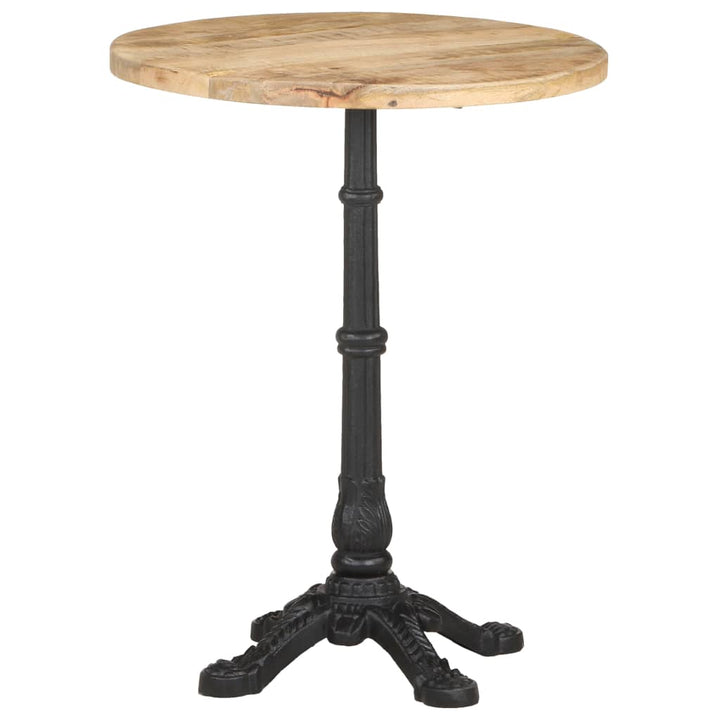 Cafébord Ø60X76 Cm Grovt Mangoträ