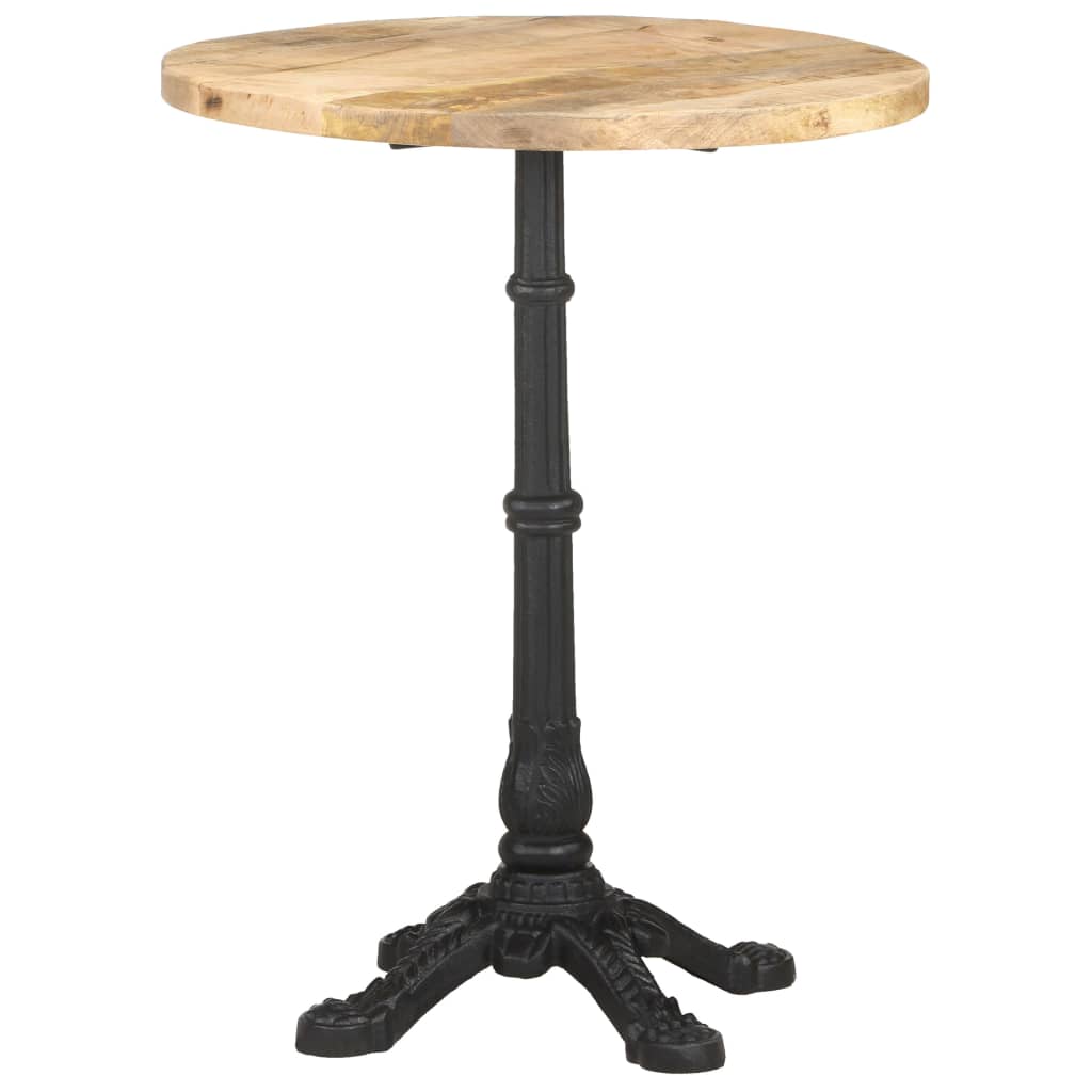 Cafébord Ø60X76 Cm Grovt Mangoträ