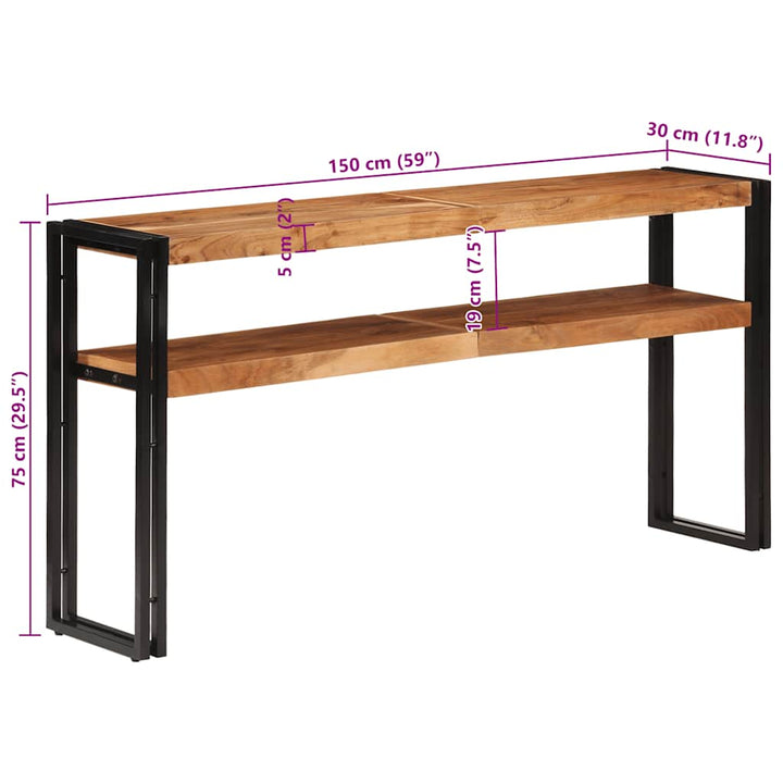 Avlastningsbord 150X30X75 Cm Trä
