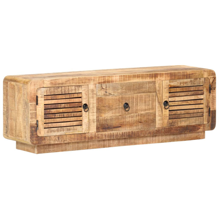 Tv-Bänk 120X30X40 Cm Grovt Mangoträ