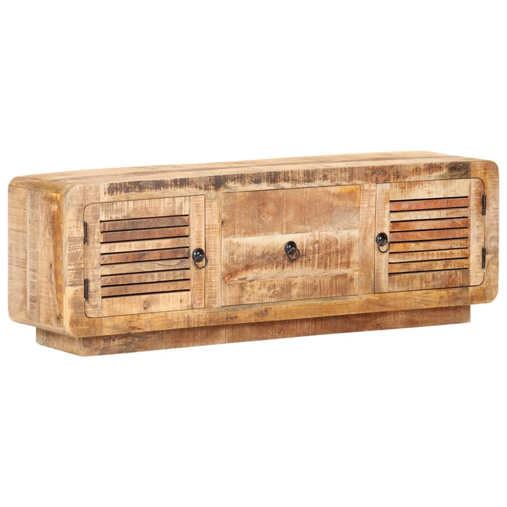 Tv-Bänk 120X30X40 Cm Grovt Mangoträ