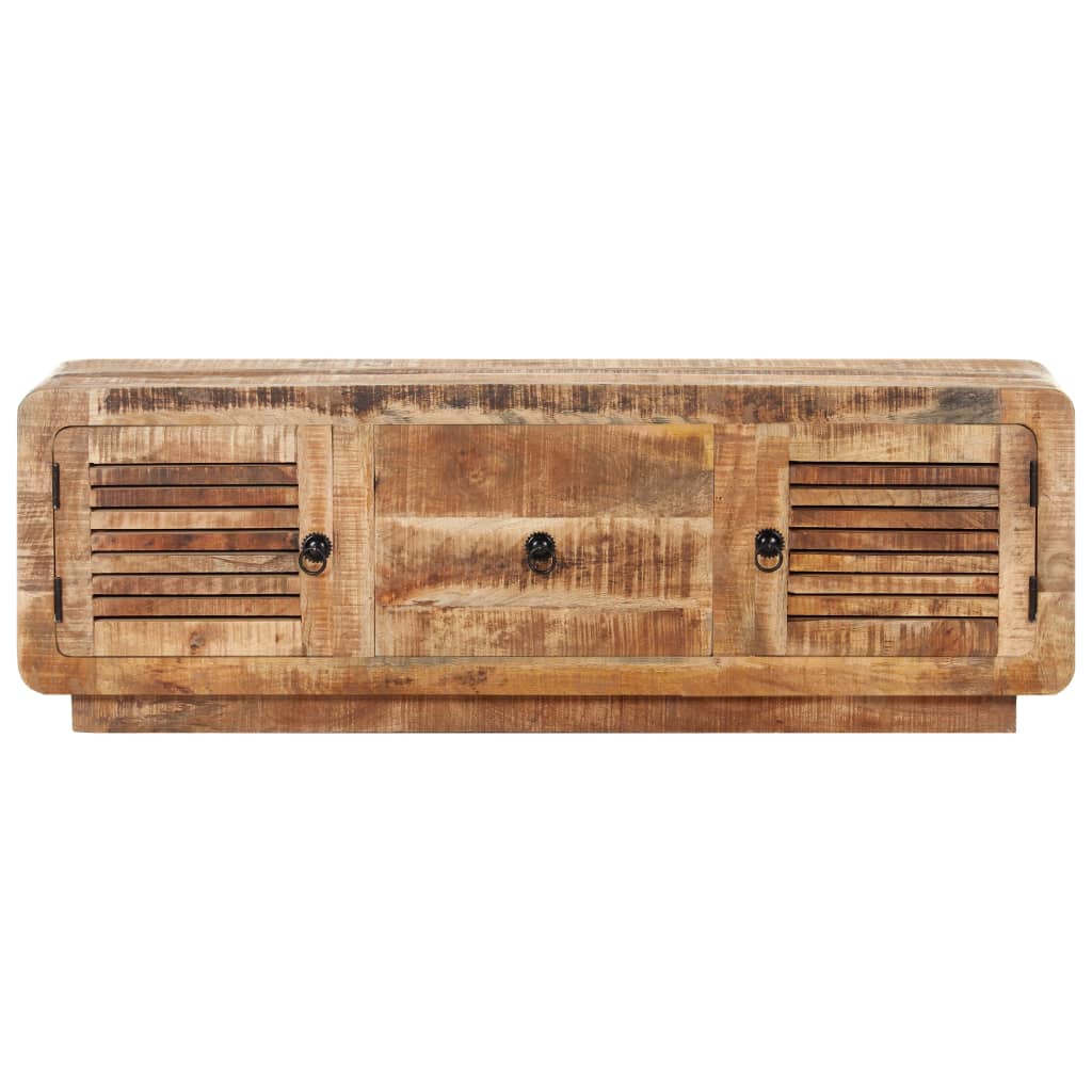 Tv-Bänk 120X30X40 Cm Grovt Mangoträ