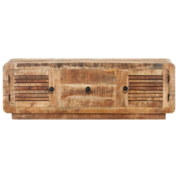 Tv-Bänk 120X30X40 Cm Grovt Mangoträ
