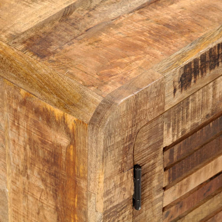 Tv-Bänk 120X30X40 Cm Grovt Mangoträ