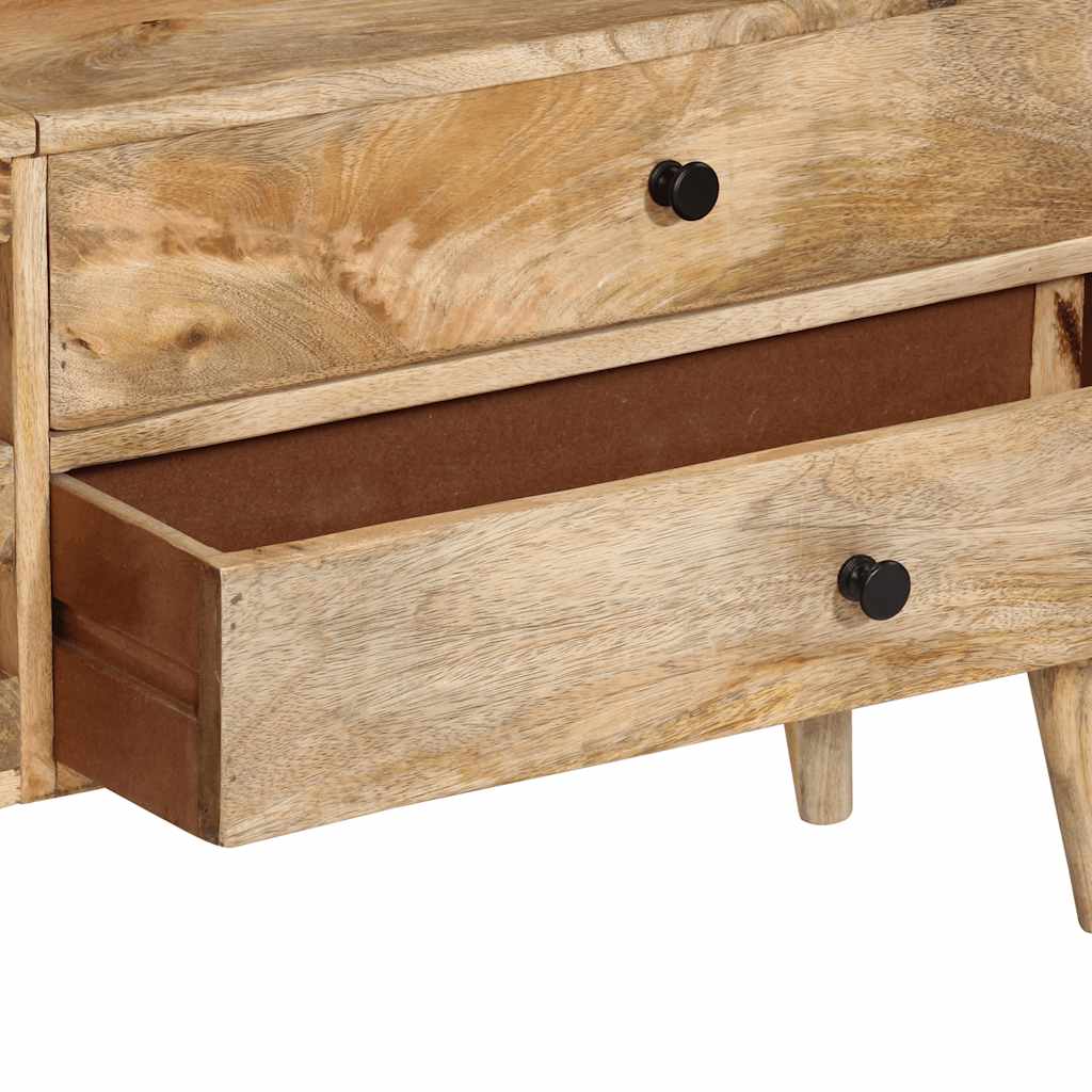 Tv-Bänk 140X30X50 Cm Massivt Mangoträ