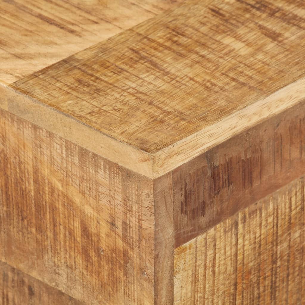Sidobord 30X30X33 Cm Grovt Mangoträ