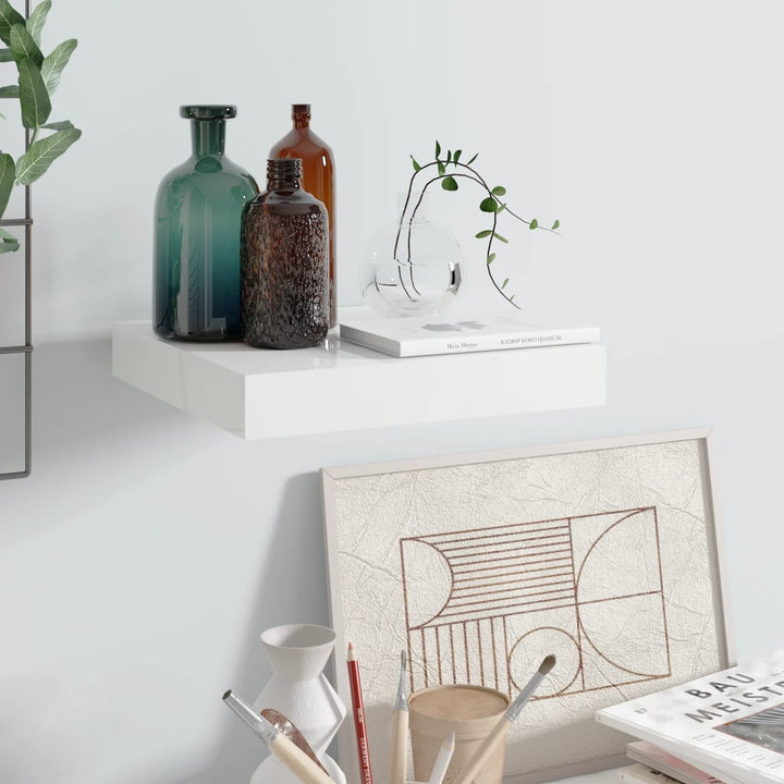 Svävande Vägghylla 90X23,5X3,8 Cm Mdf