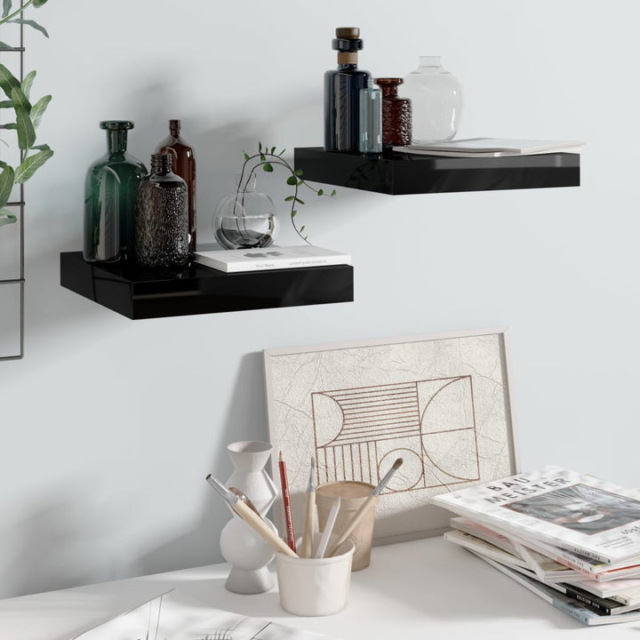 Svävande Vägghylla 90X23,5X3,8 Cm Mdf