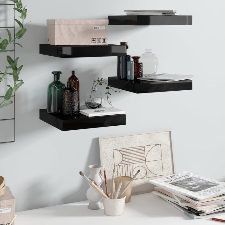 Svävande Vägghylla 90X23,5X3,8 Cm Mdf