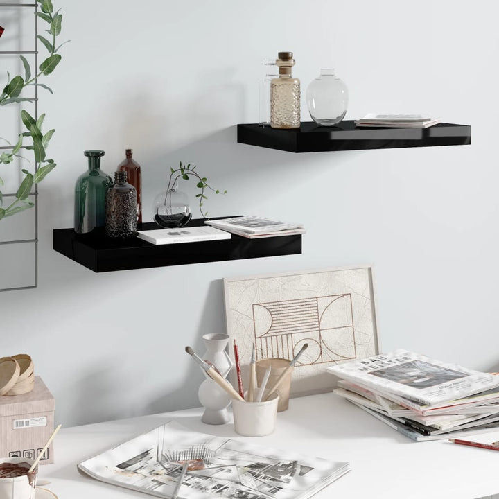 Svävande Vägghylla 90X23,5X3,8 Cm Mdf