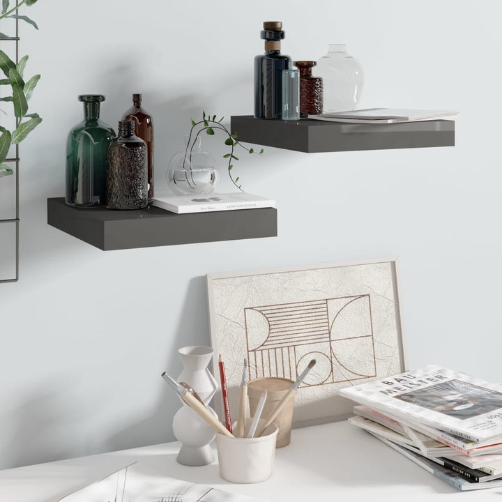 Svävande Vägghylla 90X23,5X3,8 Cm Mdf