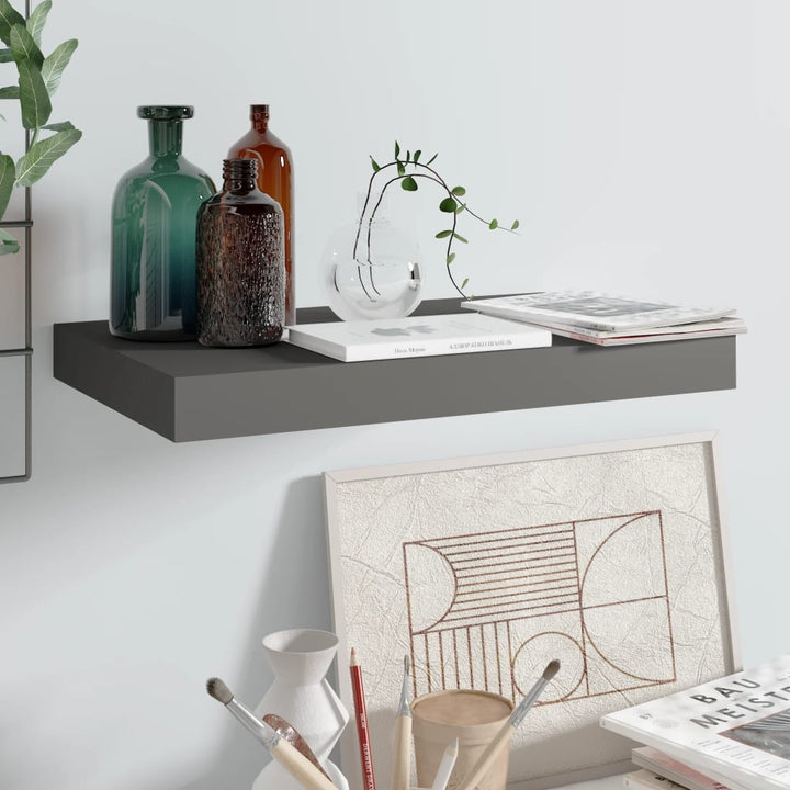 Svävande Vägghylla 90X23,5X3,8 Cm Mdf