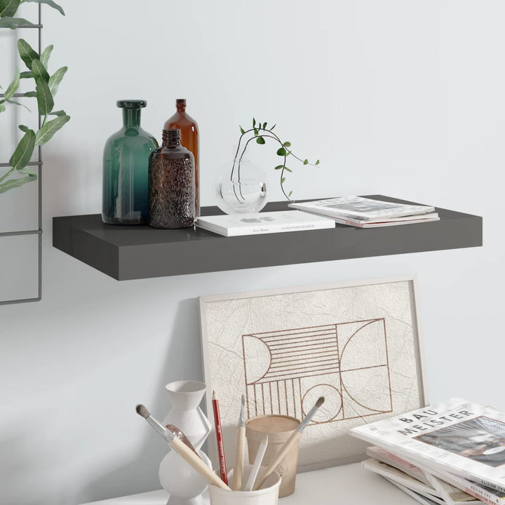Svävande Vägghylla 90X23,5X3,8 Cm Mdf