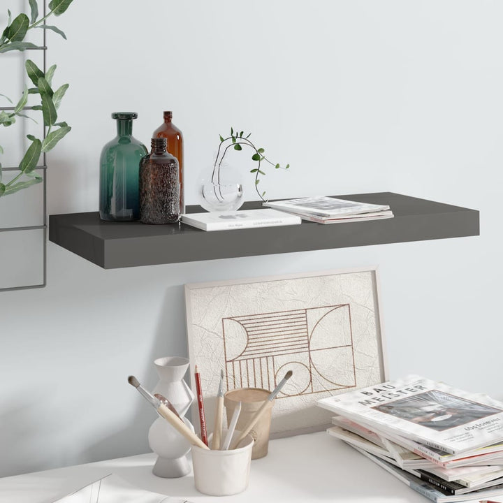 Svävande Vägghylla 90X23,5X3,8 Cm Mdf