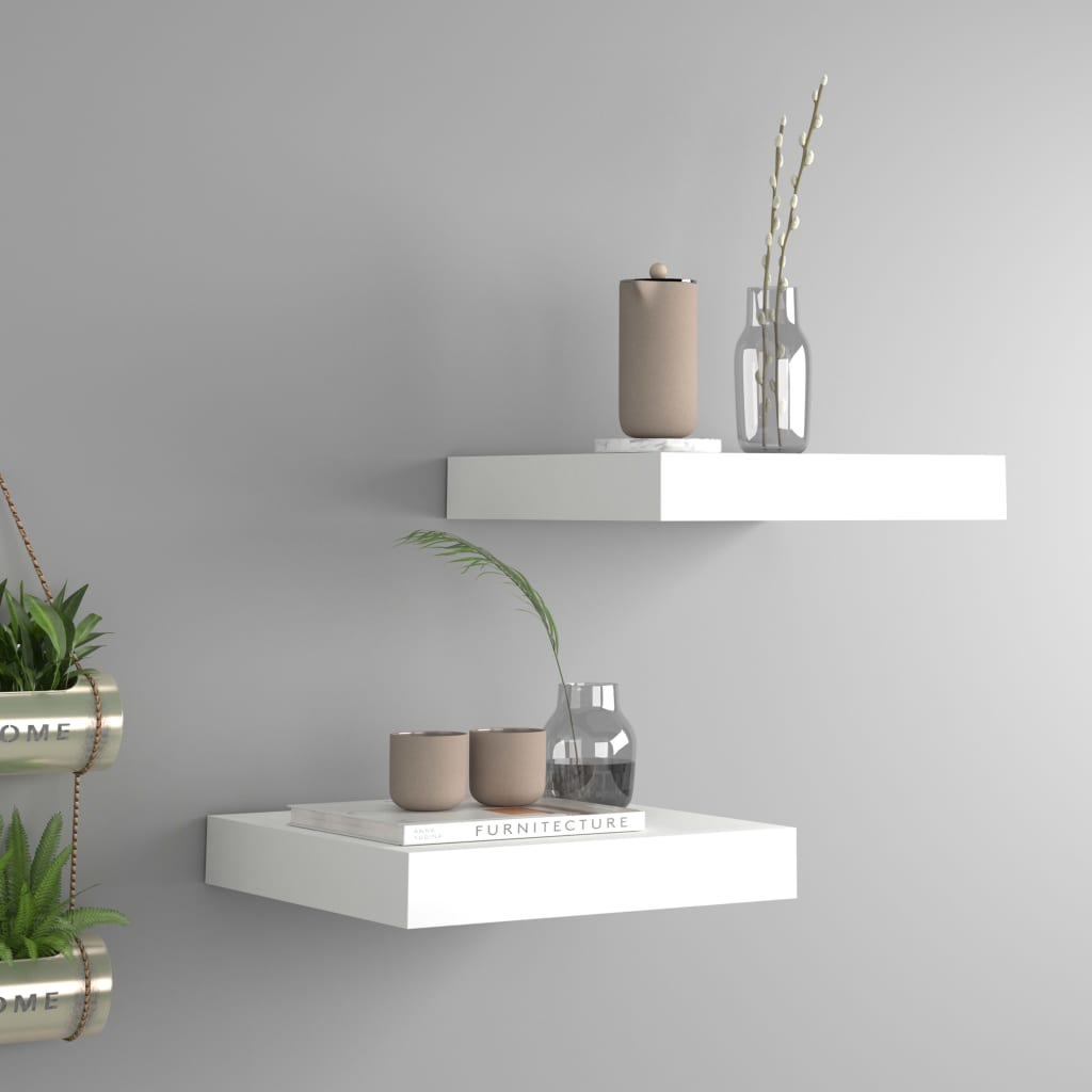 Svävande Vägghylla 90X23,5X3,8 Cm Mdf