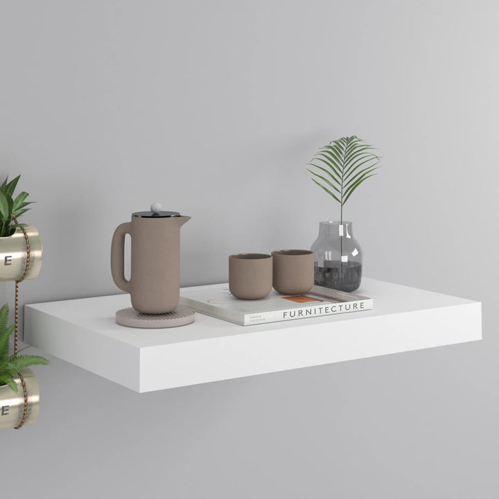 Svävande Vägghylla 90X23,5X3,8 Cm Mdf