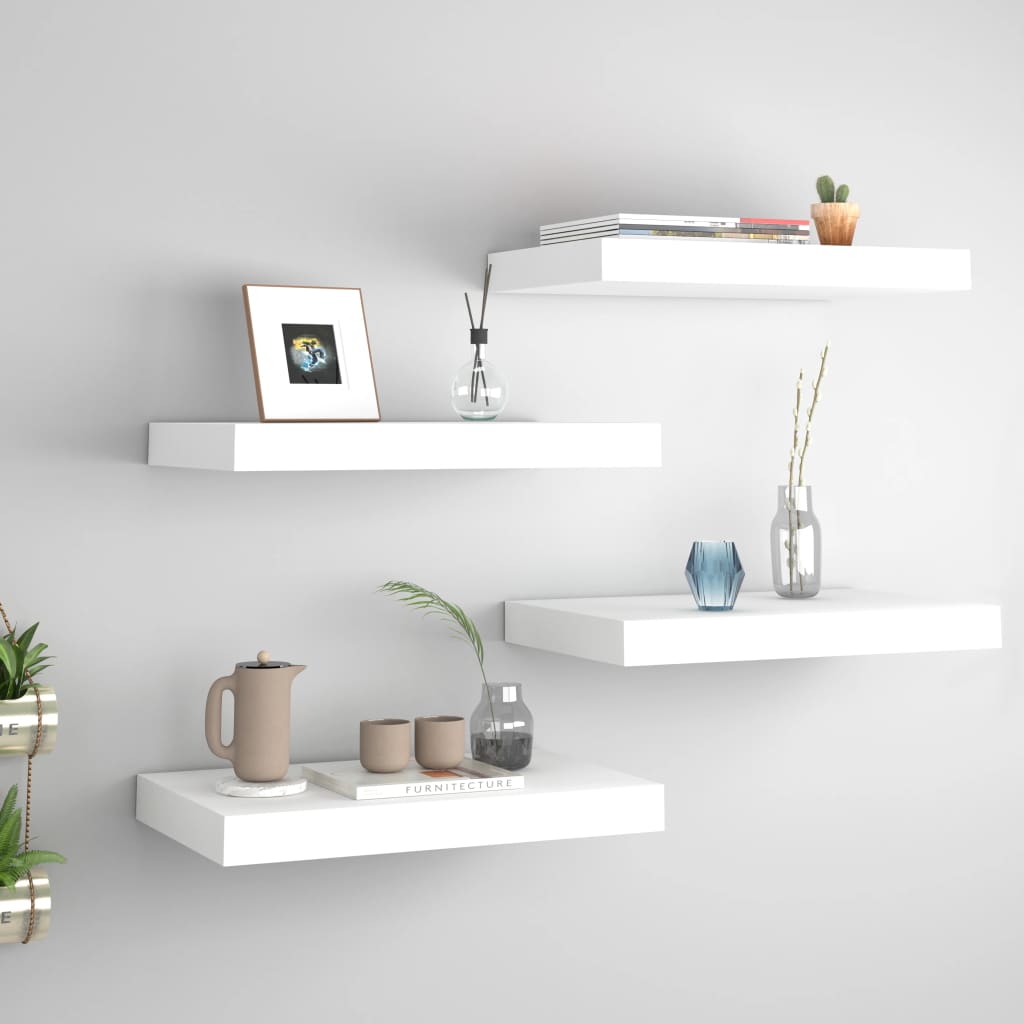 Svävande Vägghylla 90X23,5X3,8 Cm Mdf