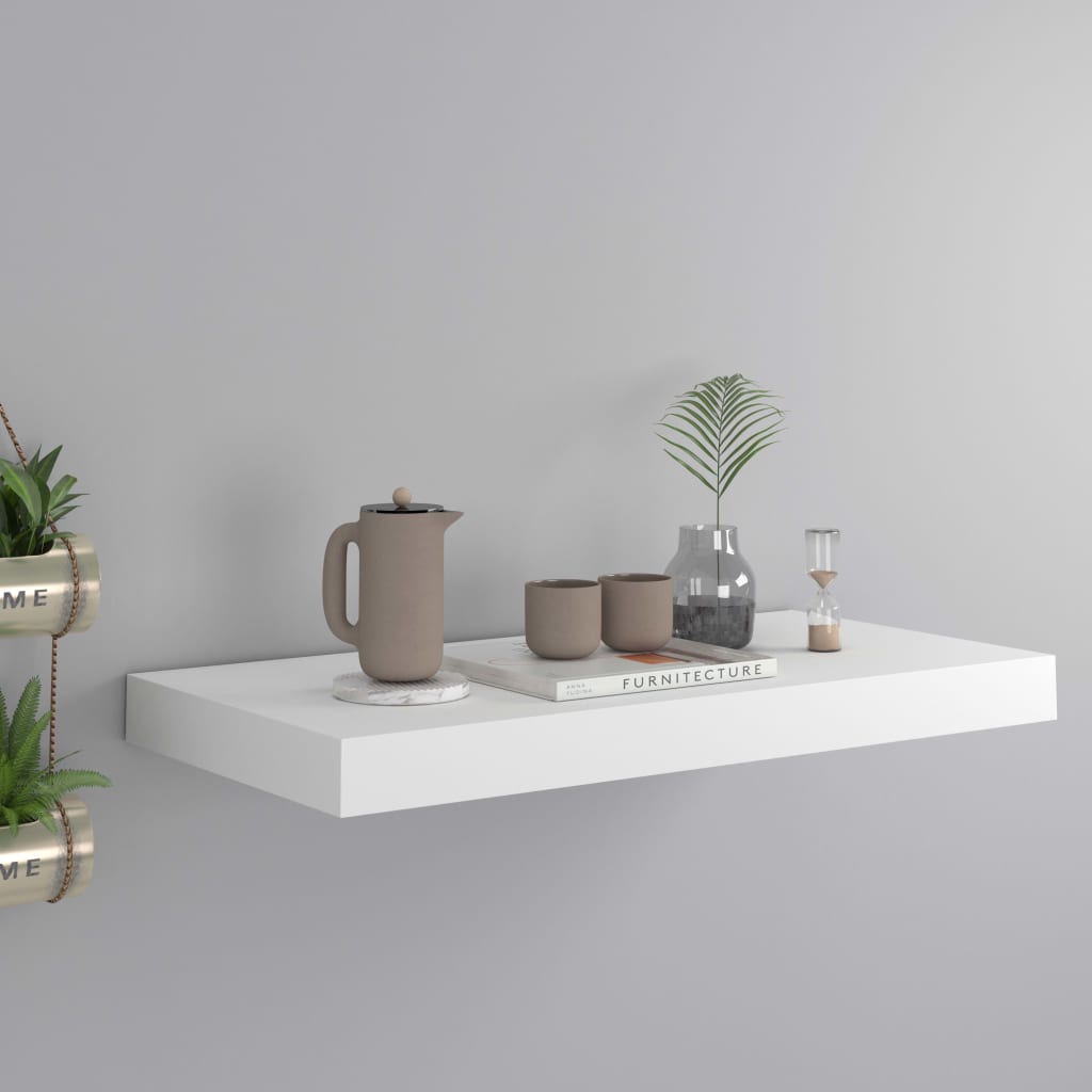 Svävande Vägghylla 90X23,5X3,8 Cm Mdf