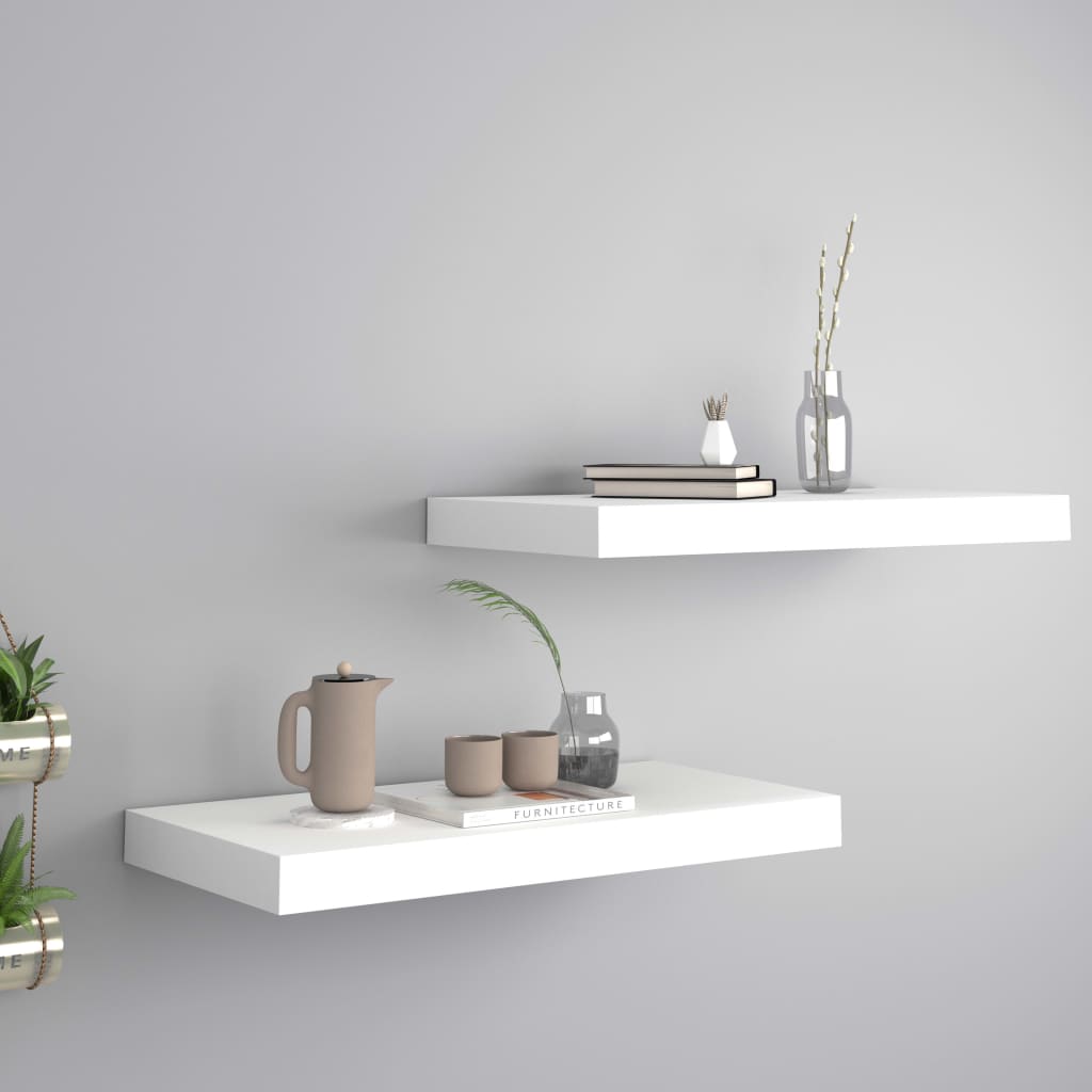 Svävande Vägghylla 90X23,5X3,8 Cm Mdf