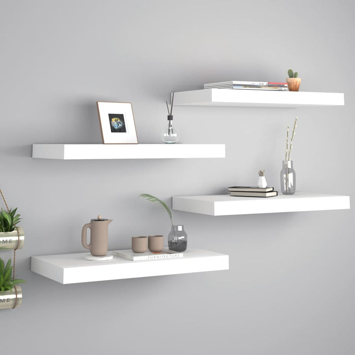 Svävande Vägghylla 90X23,5X3,8 Cm Mdf