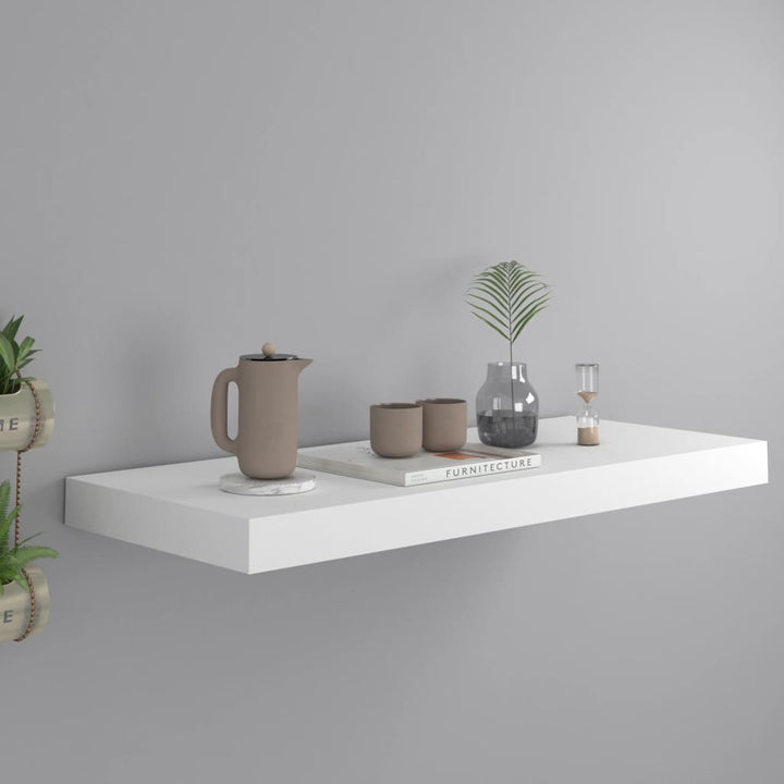 Svävande Vägghylla 90X23,5X3,8 Cm Mdf